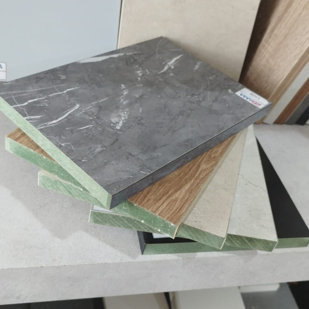 water resistant (MR)MDF size:244cm*120cm*18mmwhite price:13rcolorful price:15r